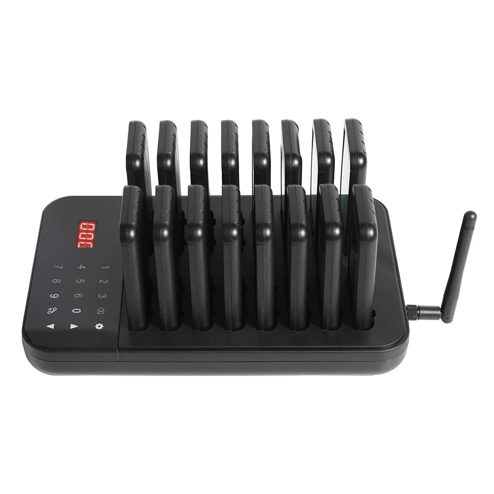 Factory Direct Wireless Waiter Calling System QC160 Coaster Pagers for Restaurants Use NovaCart
