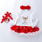 Cute Deer Christmas Costumes For Kids Long Sleeve Baby Girl Clothes Set Unique Design Perfect For Kids Stevvex