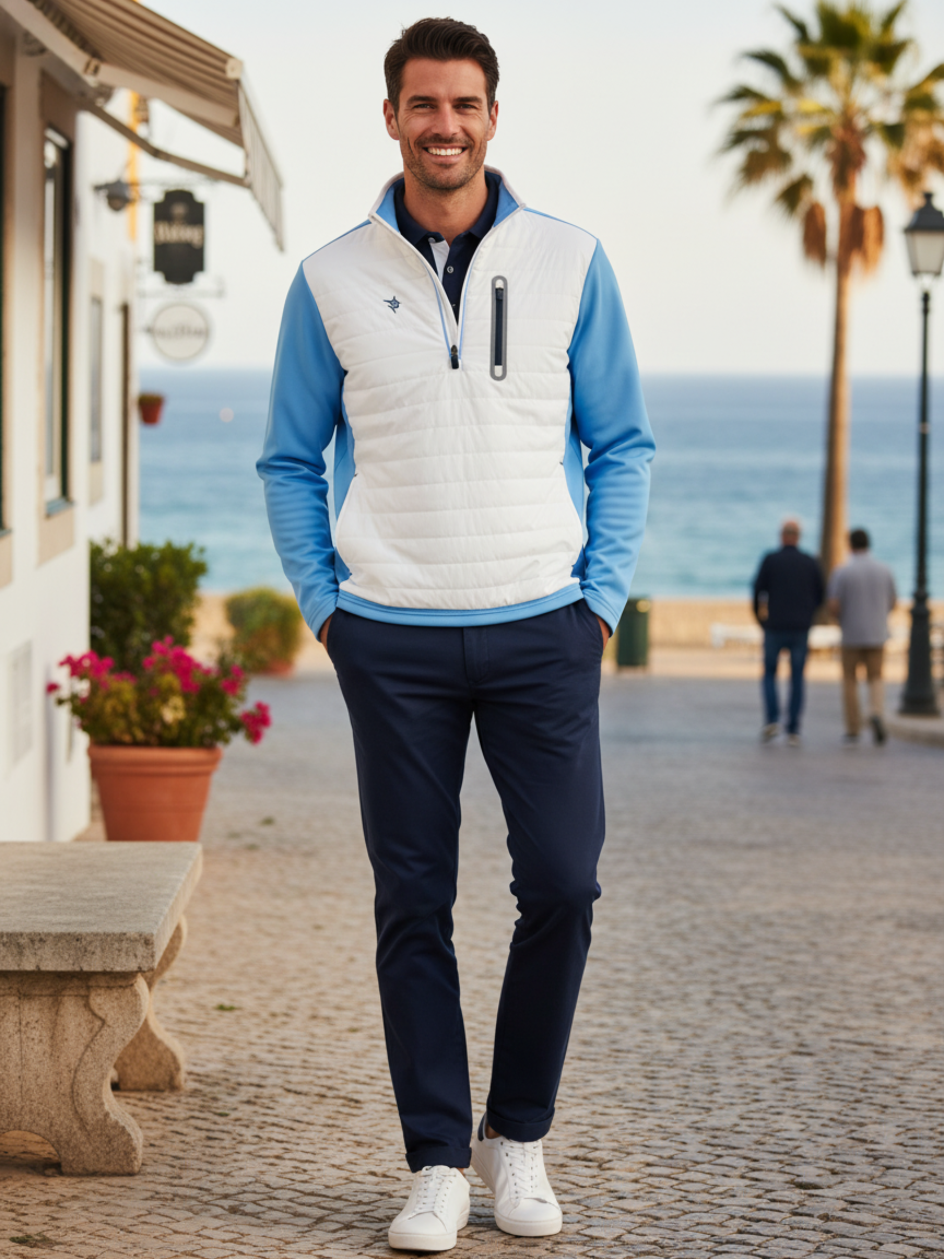 Hampton Pullover Technical Layer White Water Life