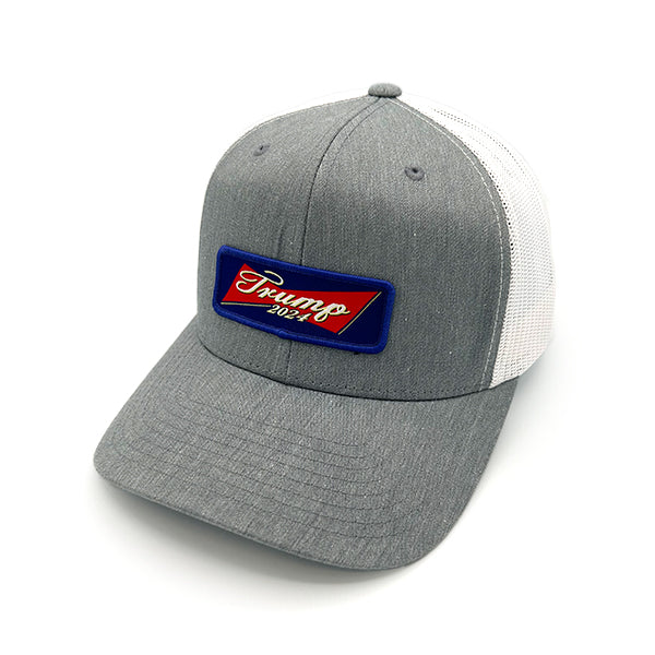 Trump Bow Tie Woven Patch Hat Shield Republic