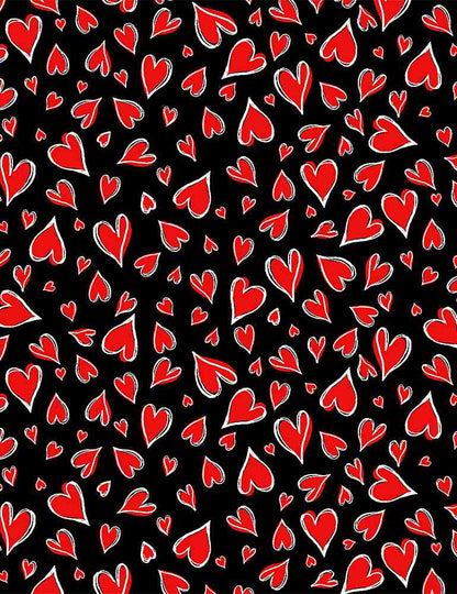Hearts Collared Dress Retrolicious
