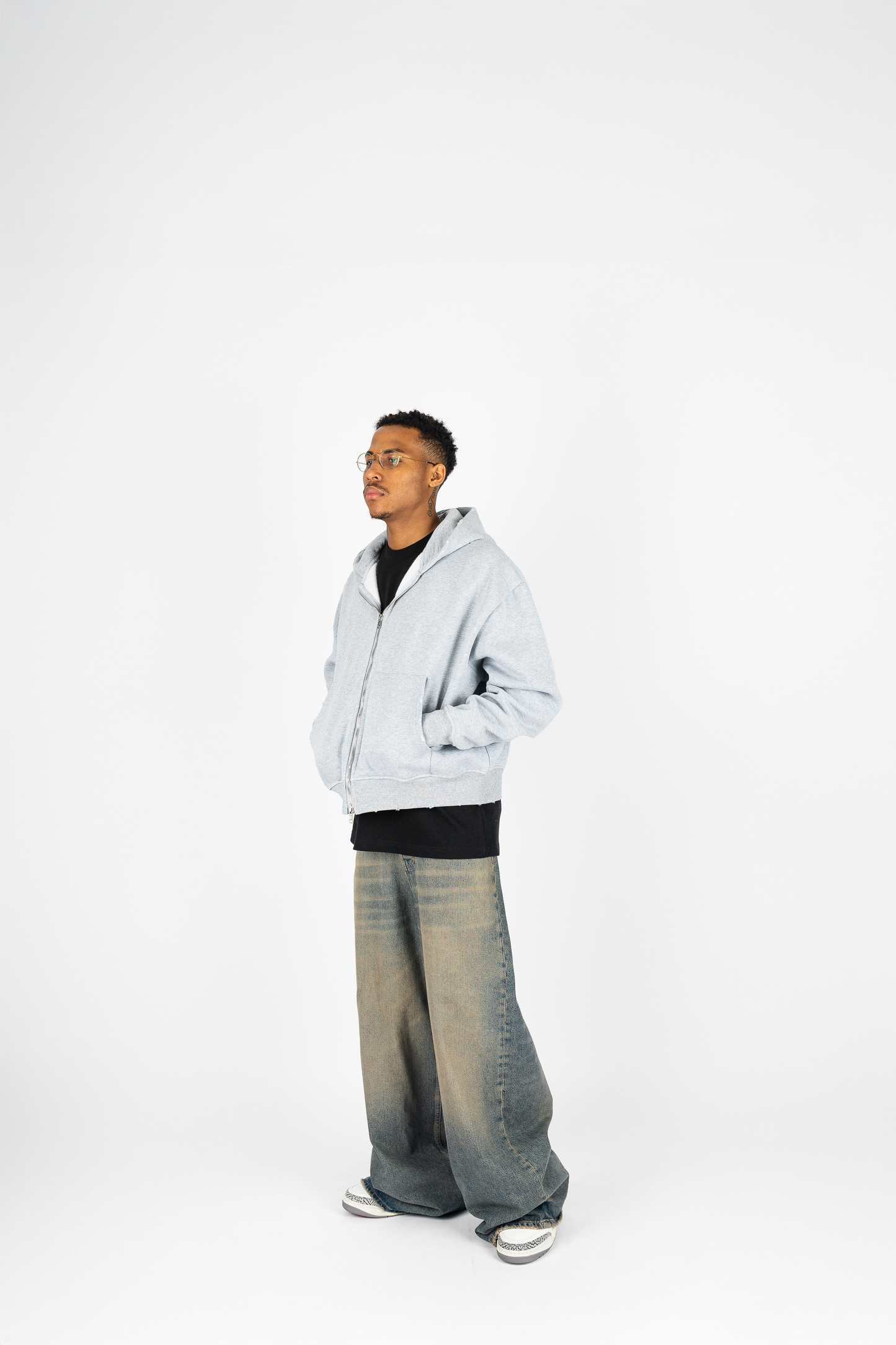Weathered Zip Up Superline