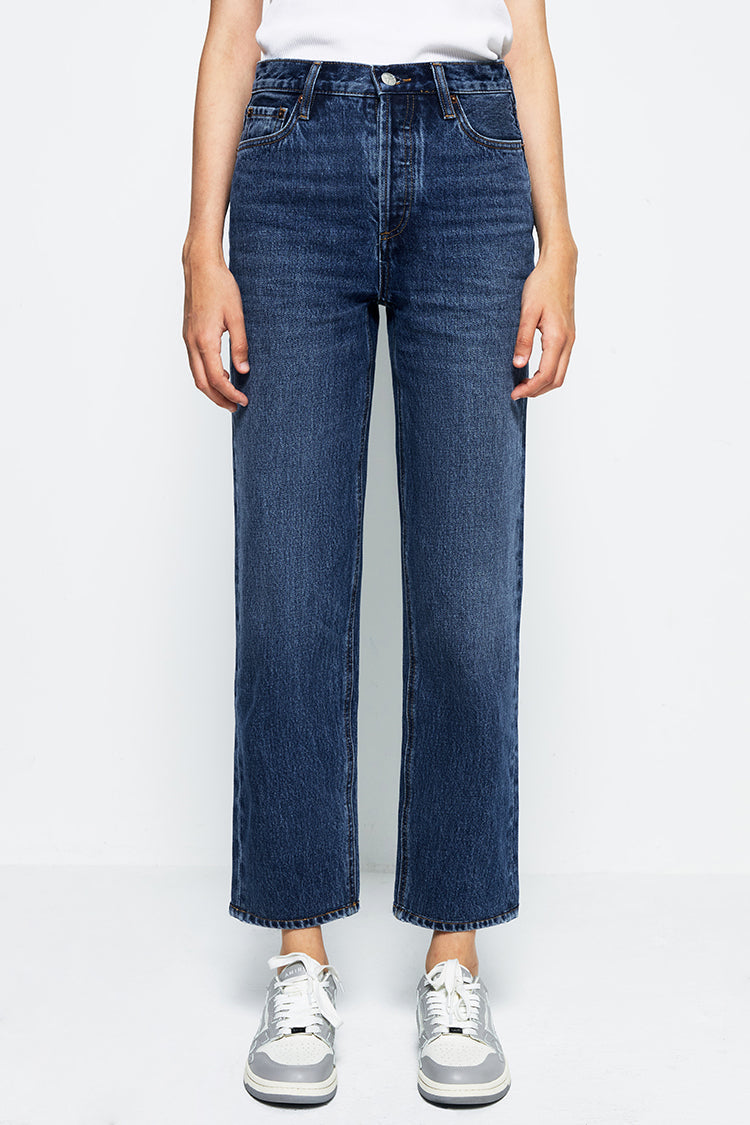 Manhattan High Rise Straight Ankle Jeans HJ160 Hey Joanie