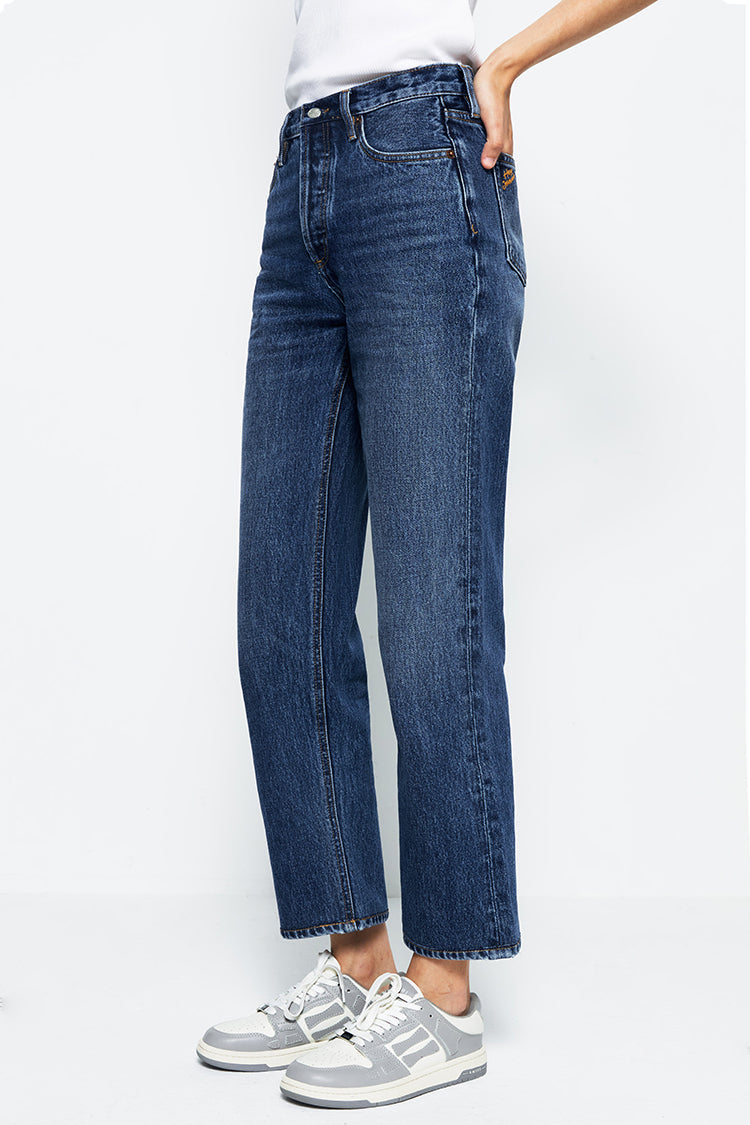 Manhattan High Rise Straight Ankle Jeans HJ160 Hey Joanie