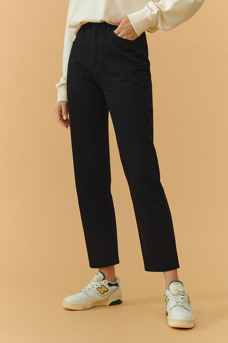 Chelsea High Rise Straight Crop Jeans HJ005 Hey Joanie