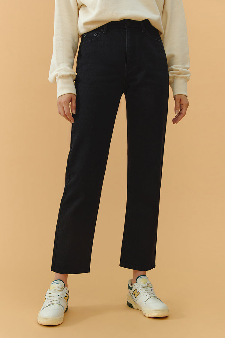 Chelsea High Rise Straight Crop Jeans HJ005 Hey Joanie