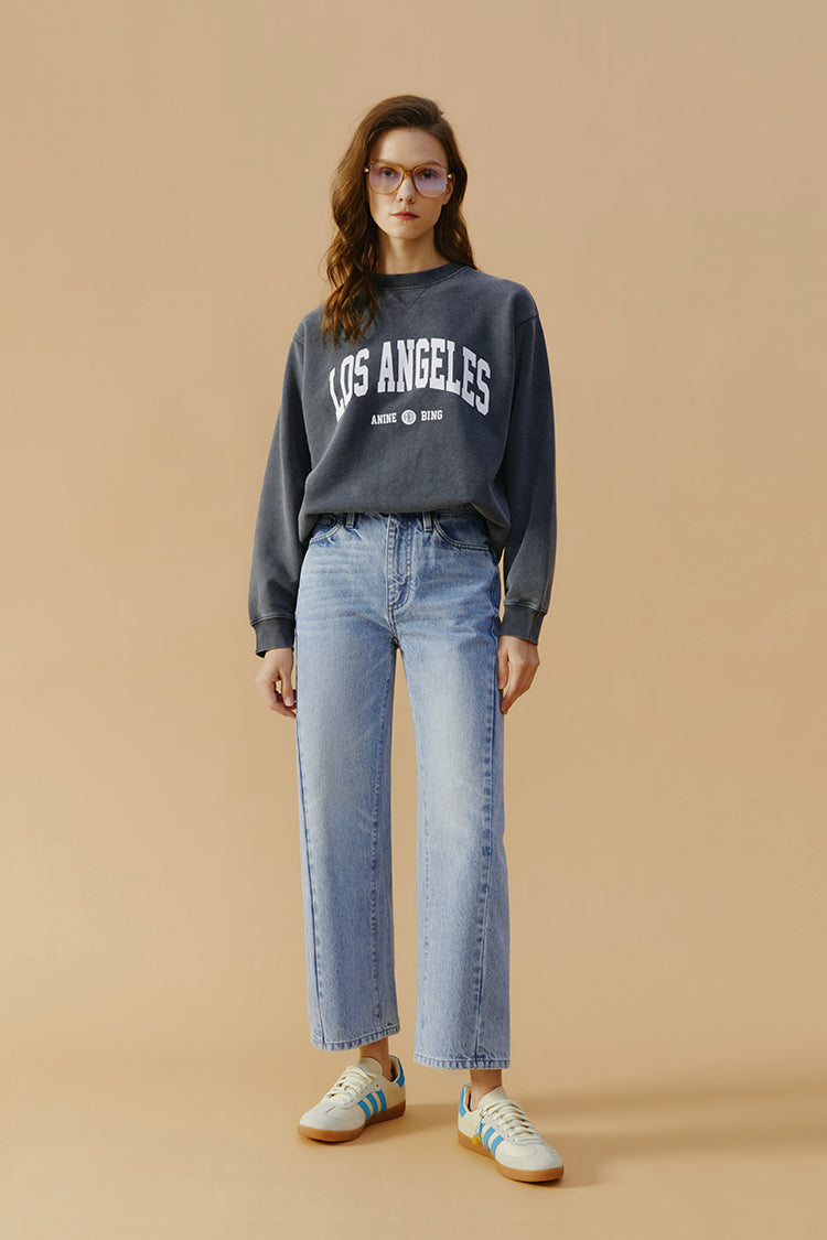 High-Line Curve Ankle Jeans HJ016 Hey Joanie