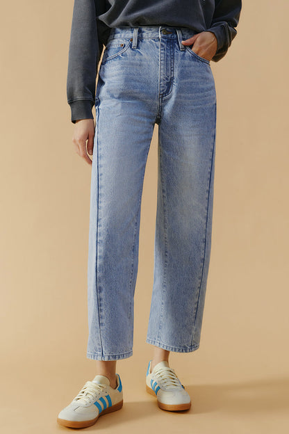 High-Line Curve Ankle Jeans HJ016 Hey Joanie