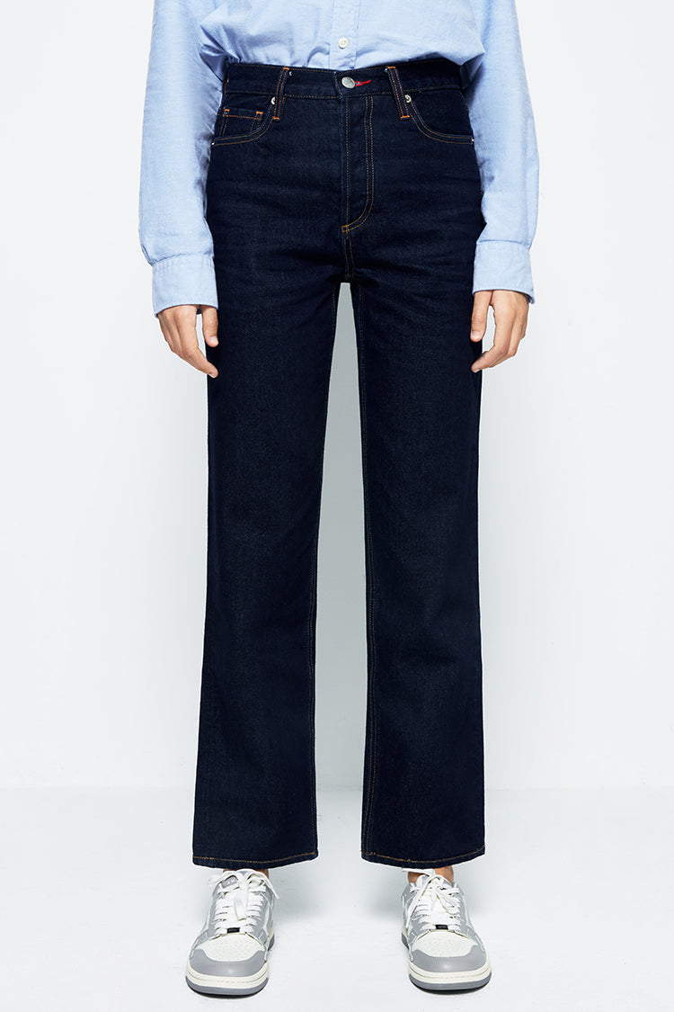 Manhattan High Rise Straight Ankle Jeans HJ160 Hey Joanie