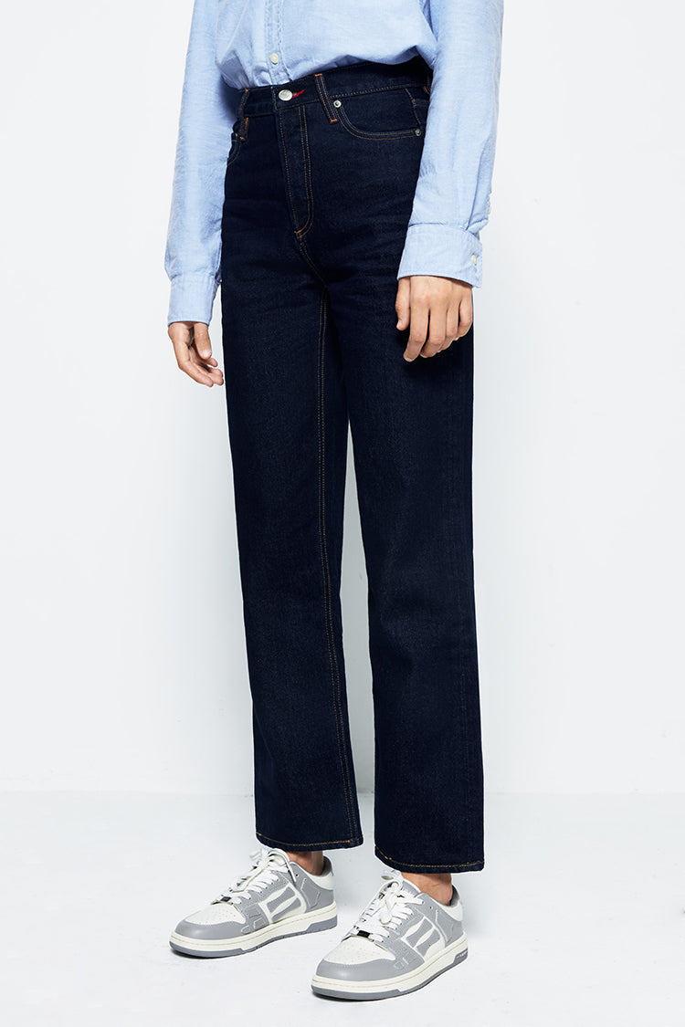 Manhattan High Rise Straight Ankle Jeans HJ160 Hey Joanie