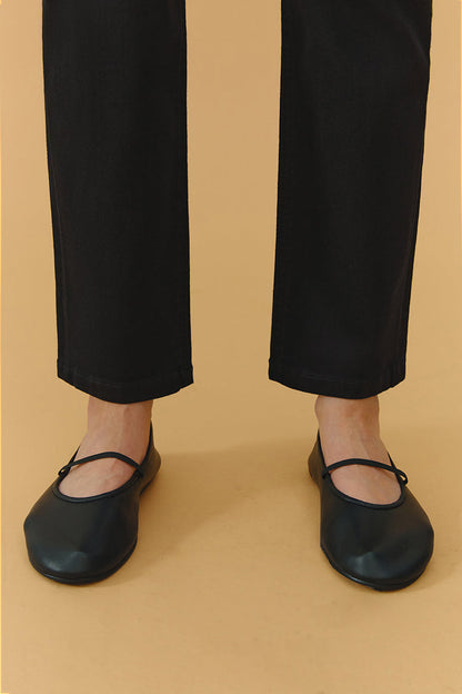 Two Shots High Rise Straight Crop Jeans HJ013 Hey Joanie