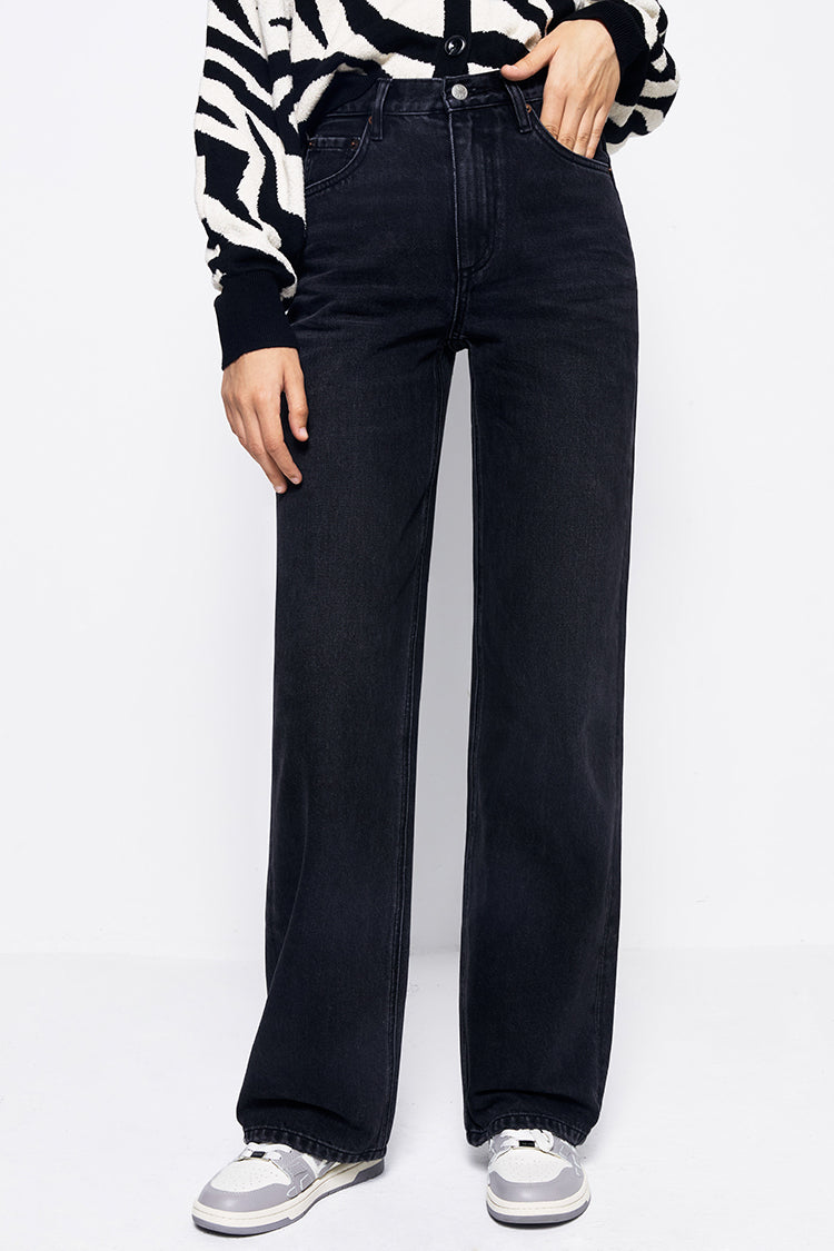 Coney Island Whitefish High Rise Wide Jeans HJ007 Hey Joanie