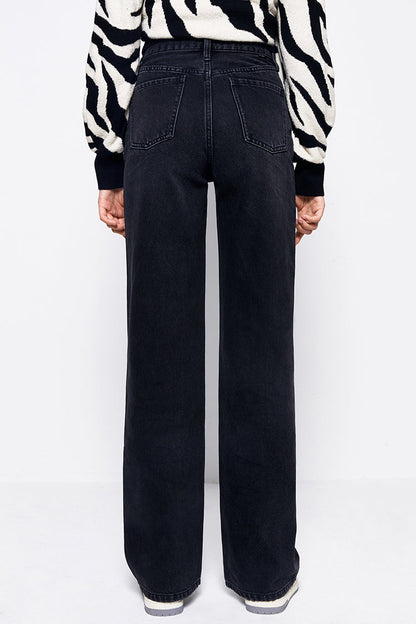 Coney Island Whitefish High Rise Wide Jeans HJ007 Hey Joanie