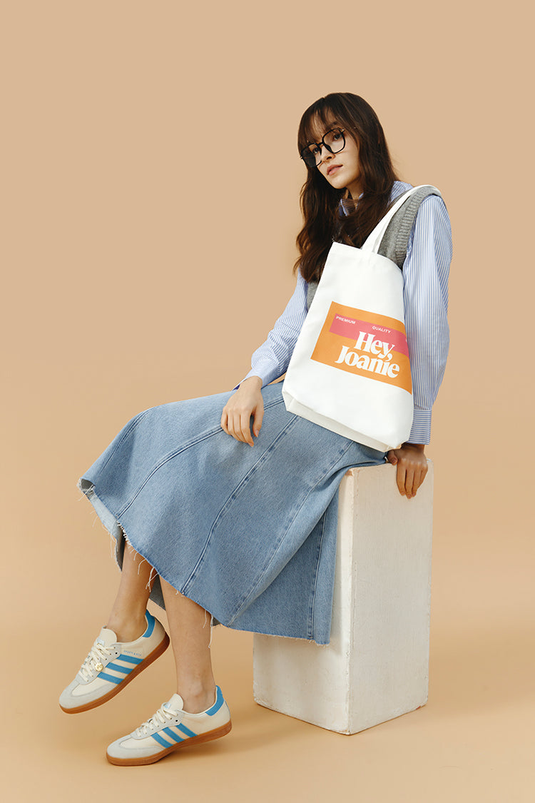 Monica Swing Denim Midi Skirt HJ806 Hey Joanie