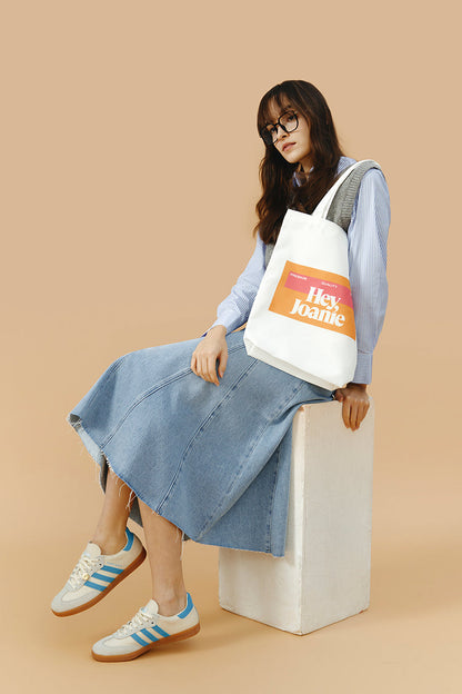 Monica Swing Denim Midi Skirt HJ806 Hey Joanie