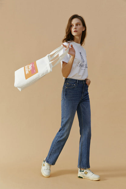 Activity Grrrl High Rise Kick Crop Jeans HJ017 Hey Joanie