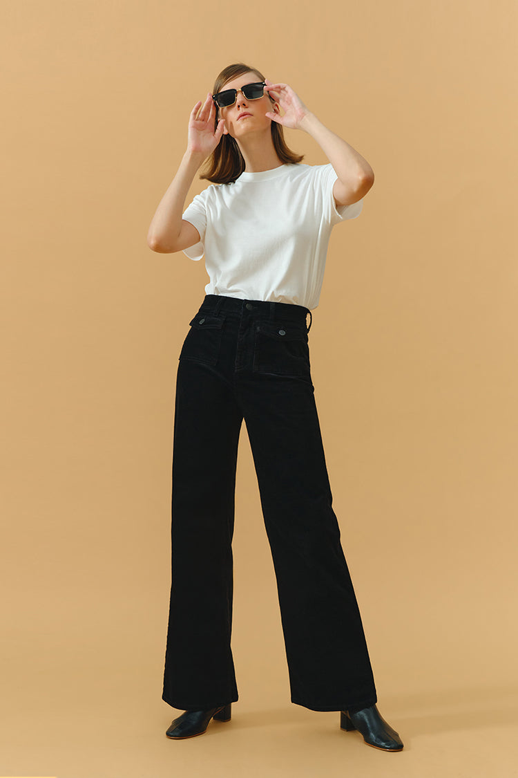 80'S Baggy Corduroy Pants HJ103 Hey Joanie