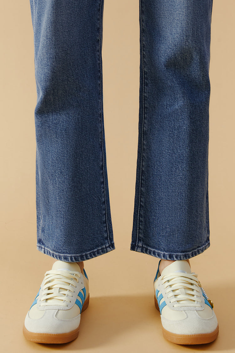 Chelsea High Rise Straight Crop Jeans HJ005 Hey Joanie