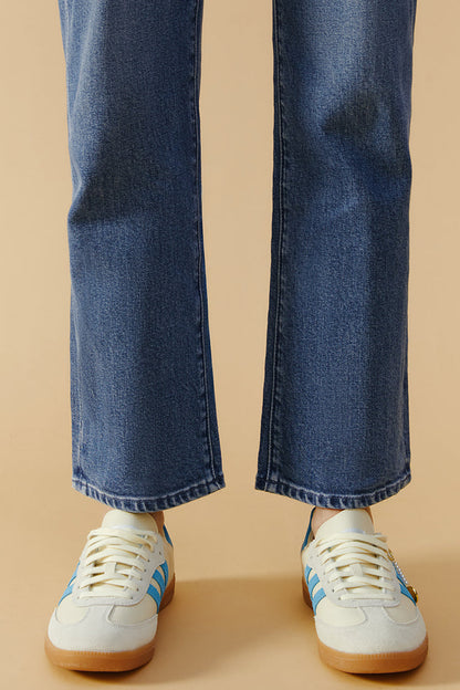 Chelsea High Rise Straight Crop Jeans HJ005 Hey Joanie