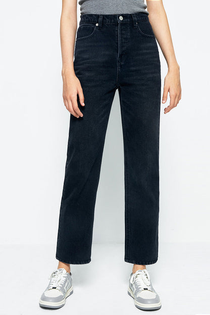 Manhattan High Rise Straight Ankle Jeans HJ160 Hey Joanie