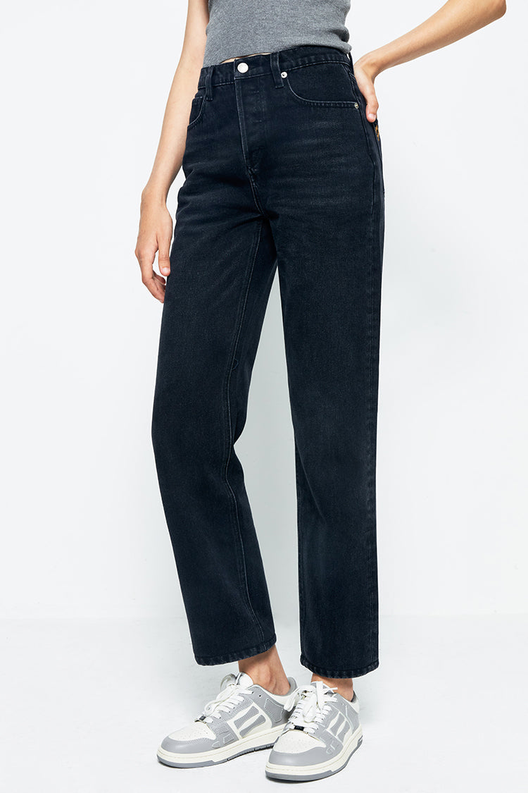 Manhattan High Rise Straight Ankle Jeans HJ160 Hey Joanie