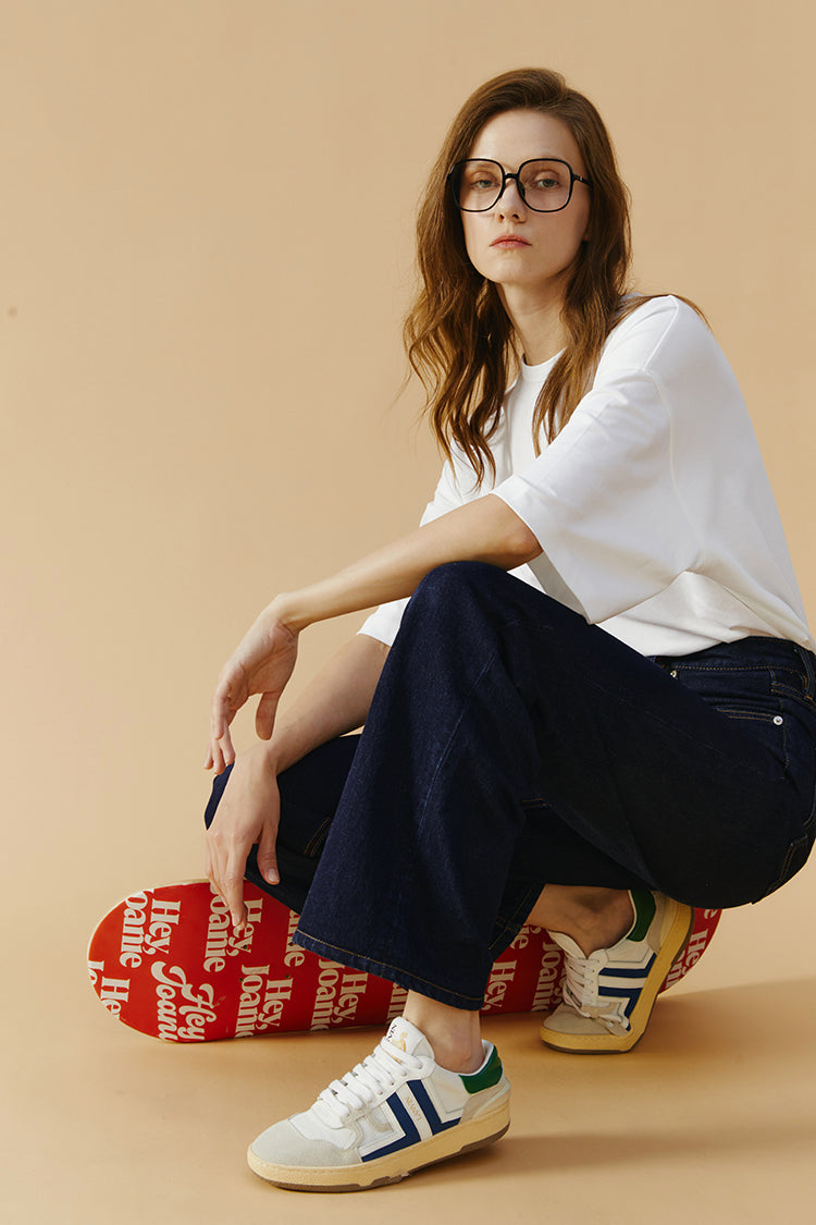 Coney Island Whitefish High Rise Wide Jeans HJ007 Hey Joanie