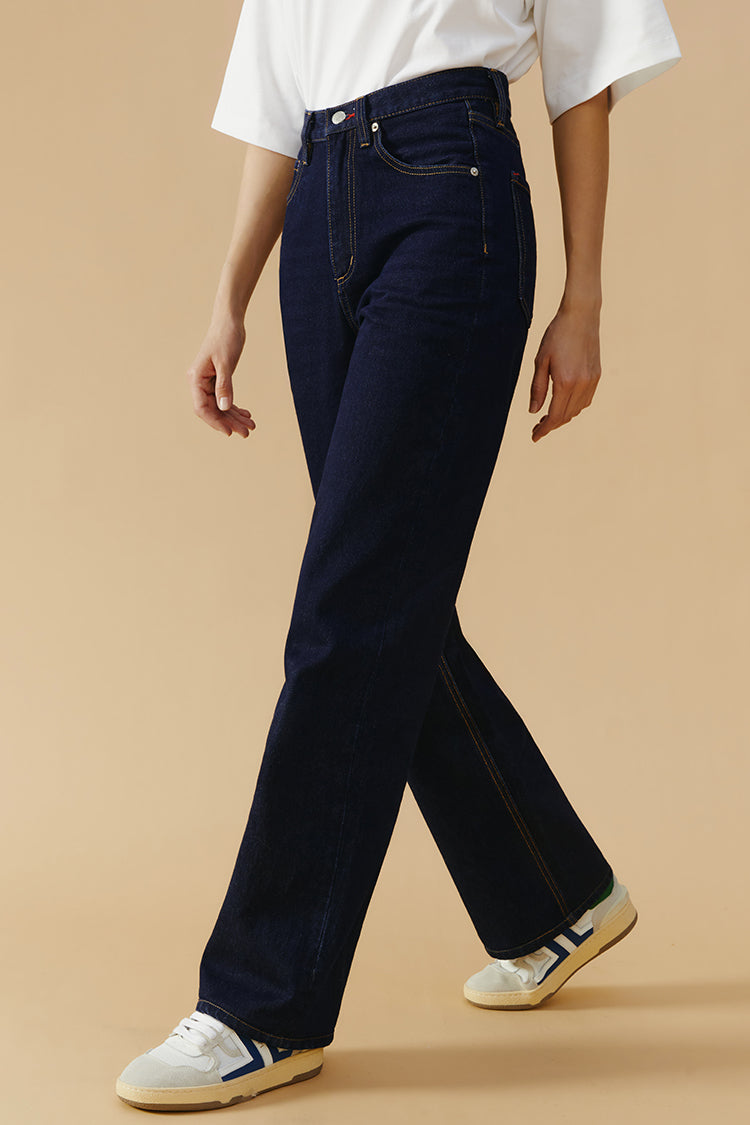 Coney Island Whitefish High Rise Wide Jeans HJ007 Hey Joanie