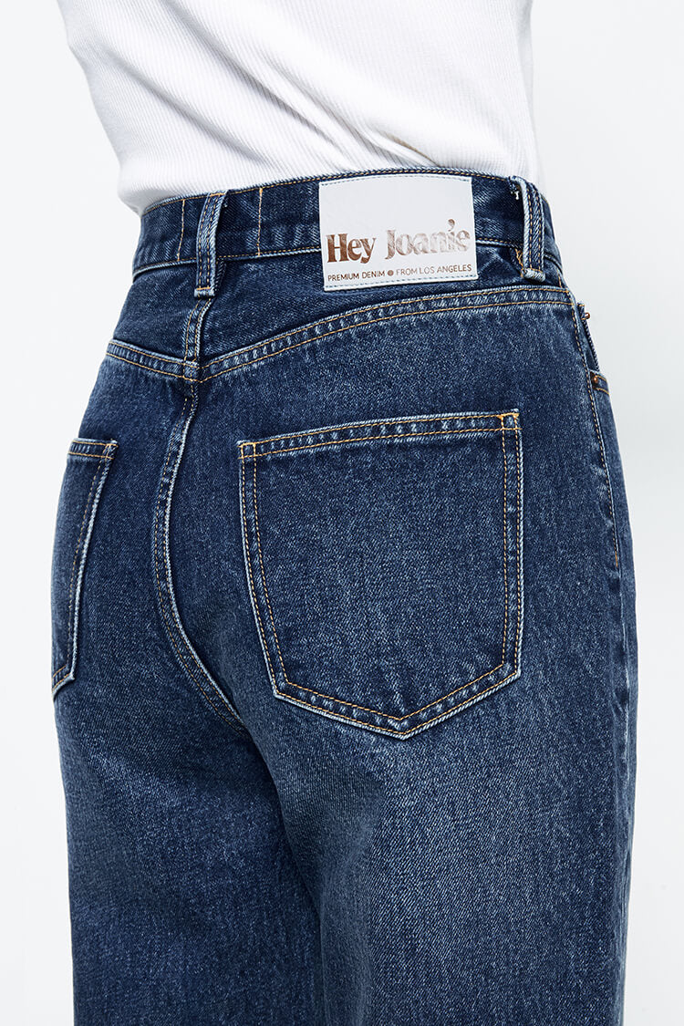 Chelsea High Rise Straight Crop Jeans HJ005 Hey Joanie