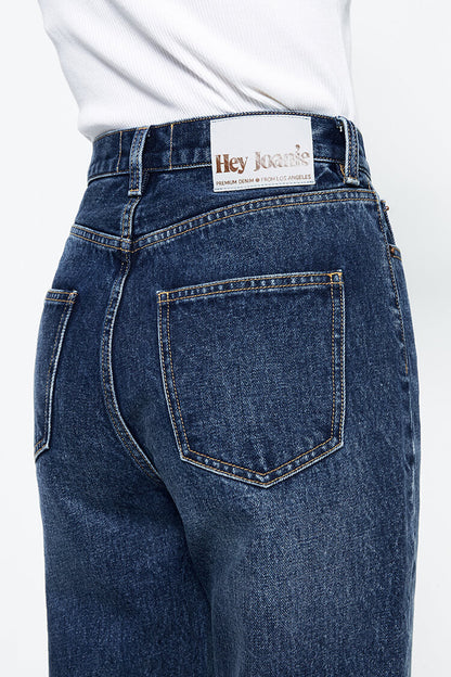 Chelsea High Rise Straight Crop Jeans HJ005 Hey Joanie