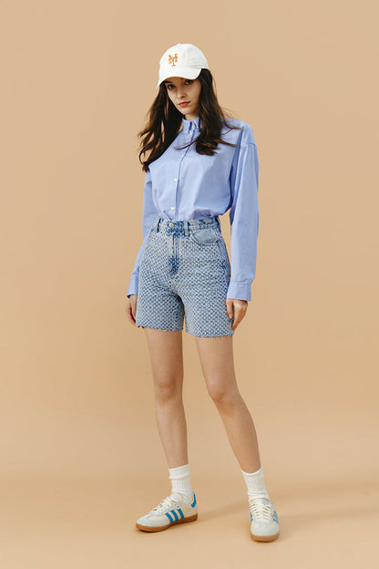 Venice Tweed High Rise Shorts HJ803 [FINAL SALE] Hey Joanie