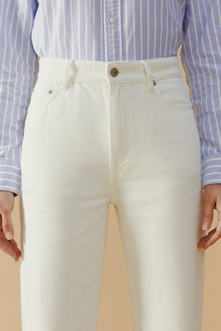Manhattan High Rise Straight Ankle Jeans HJ160 Hey Joanie