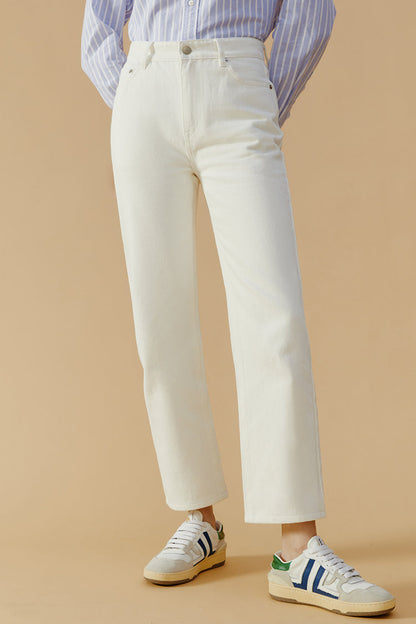 Manhattan High Rise Straight Ankle Jeans HJ160 Hey Joanie