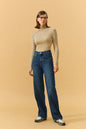 Coney Island Whitefish High Rise Wide Jeans HJ007 Hey Joanie