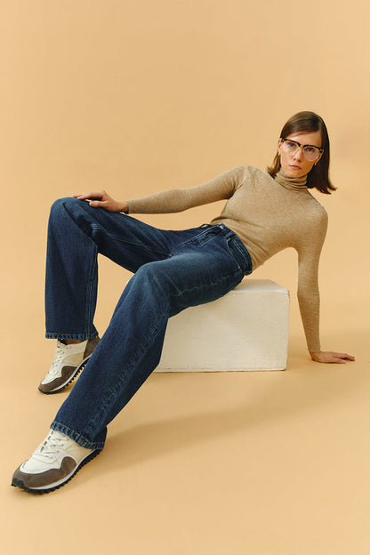 Coney Island Whitefish High Rise Wide Jeans HJ007 Hey Joanie