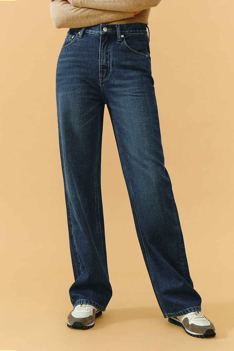 Coney Island Whitefish High Rise Wide Jeans HJ007 Hey Joanie