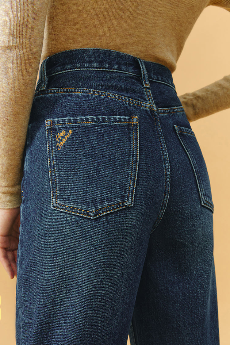 Coney Island Whitefish High Rise Wide Jeans HJ007 Hey Joanie