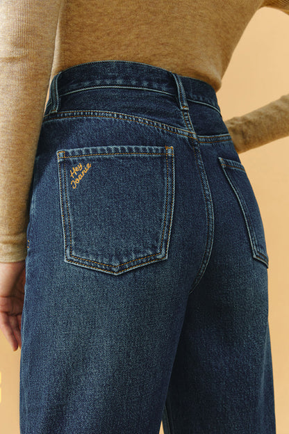 Coney Island Whitefish High Rise Wide Jeans HJ007 Hey Joanie