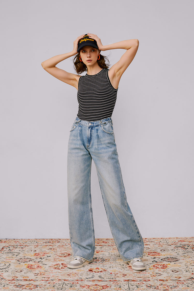 Fun City Wide Jeans HJ105 Hey Joanie