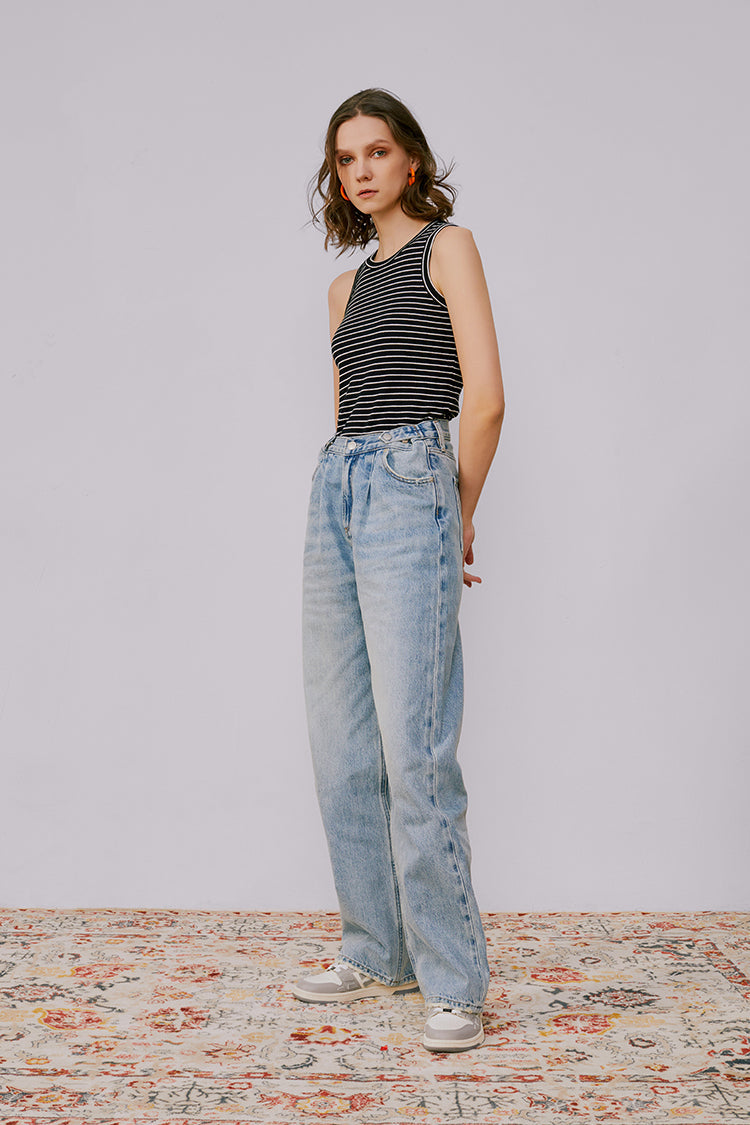 Fun City Wide Jeans HJ105 Hey Joanie