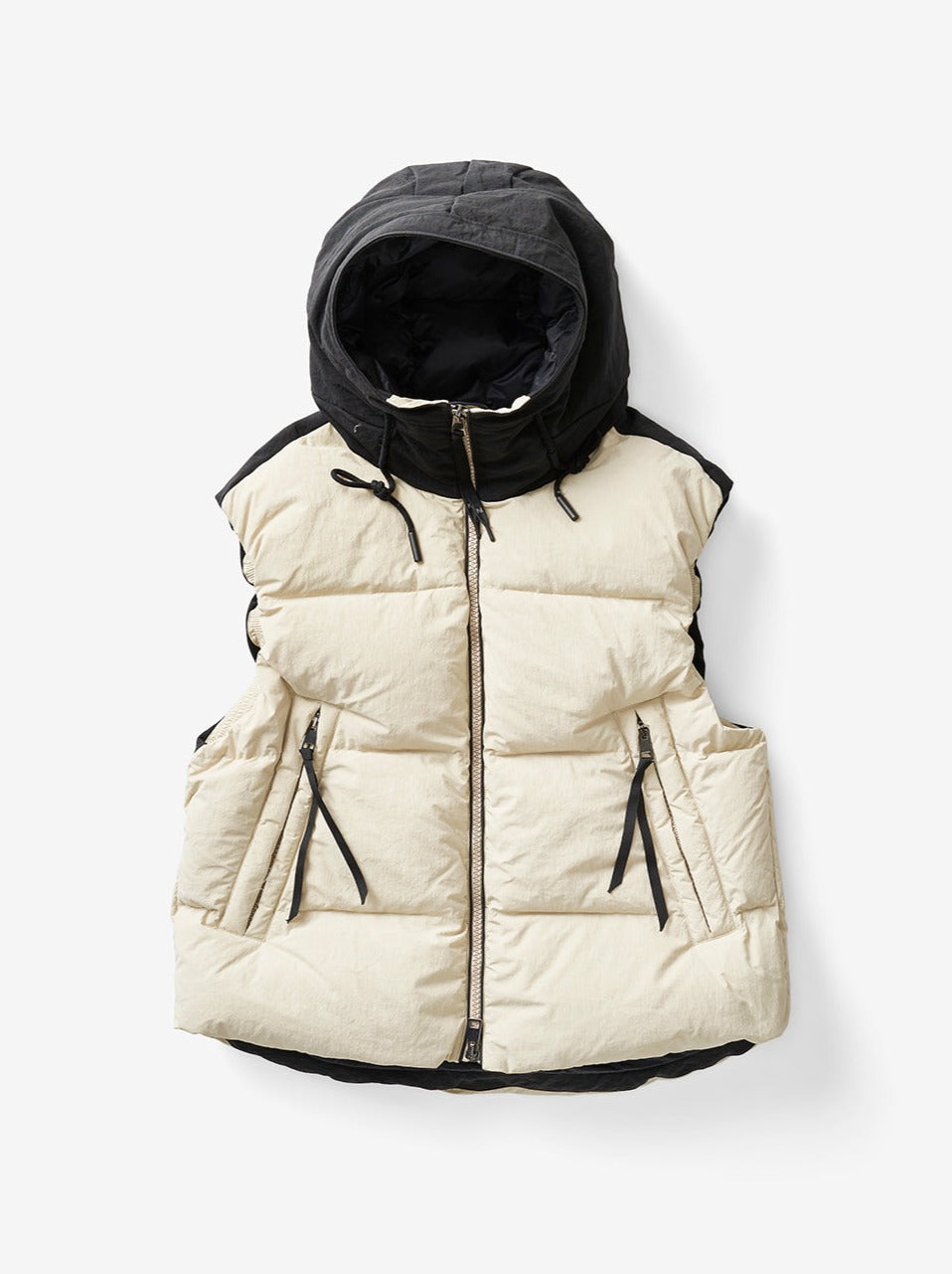 Hooded Down Vest - Canvas Holden Outerwear