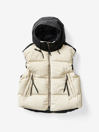 Hooded Down Vest - Canvas Holden Outerwear
