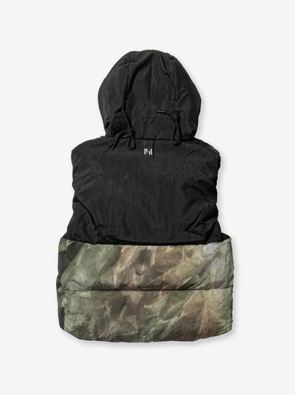 Hooded Down Vest - Rekall Tie Holden Outerwear