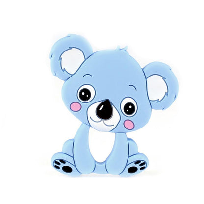 Baby Silicone Teethers BPA Free Teething Toy Animal Dog Koala Owl Elephant Baby Ring Teether Silicone Beads For Kids and Baby Stevvex