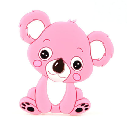 Baby Silicone Teethers BPA Free Teething Toy Animal Dog Koala Owl Elephant Baby Ring Teether Silicone Beads For Kids and Baby Stevvex