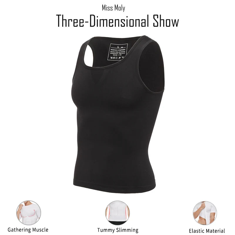 Men Slimming Body Shaper Belly Control Shapewear Man Shapers Modeling Underwear Waist Trainer Corrective Posture Vest Corset NovaCart