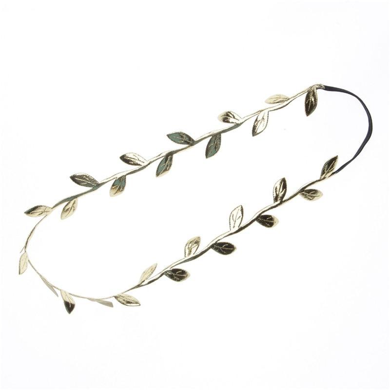 Luxury Modern Gold Silver Leaves Hairbands Summer Hair Accessories Bridal Trendy Jewelry For Mother and  Daughter Stevvex