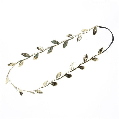 Luxury Modern Gold Silver Leaves Hairbands Summer Hair Accessories Bridal Trendy Jewelry For Mother and  Daughter Stevvex