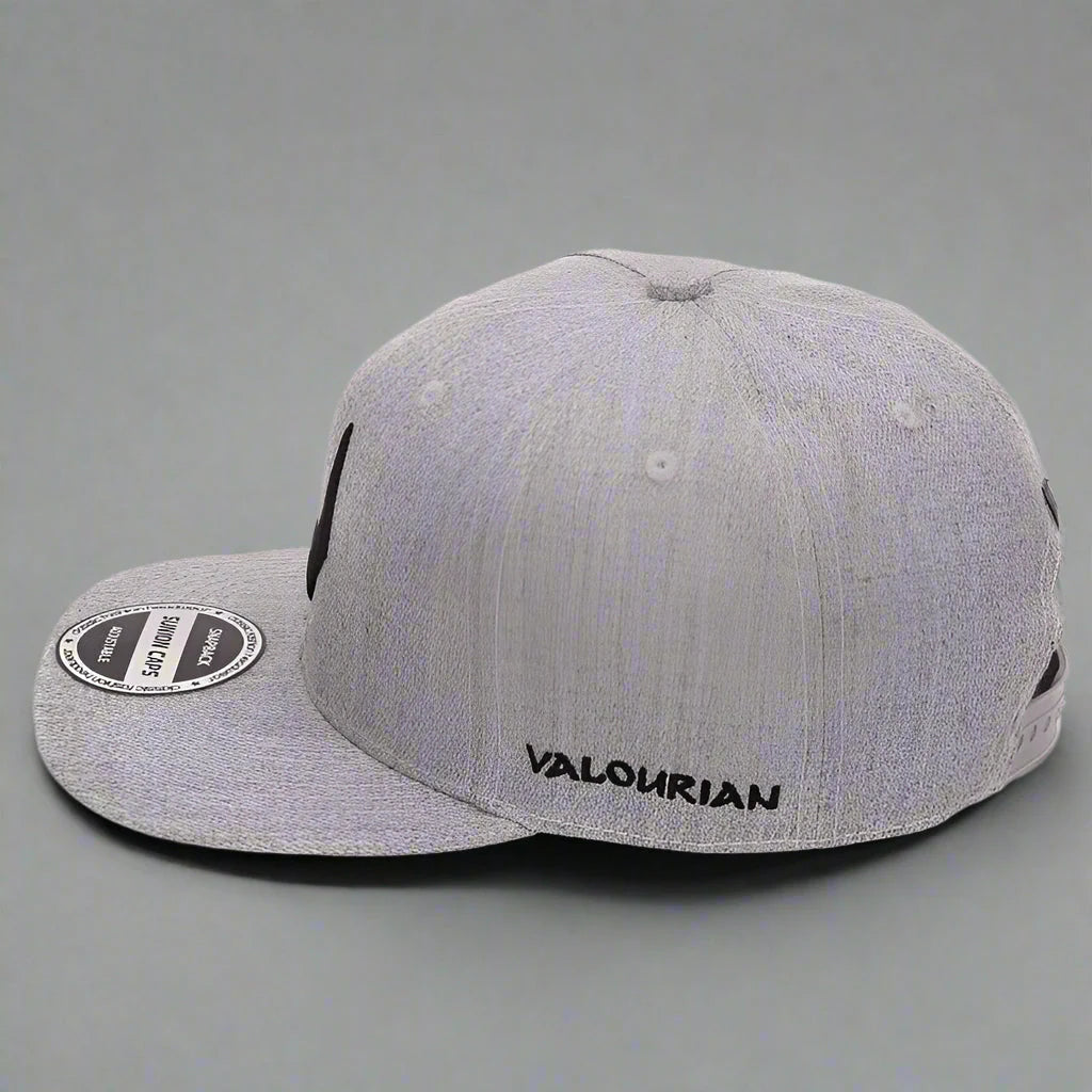 Unisex Grey Wool Snapback FitiqueFit