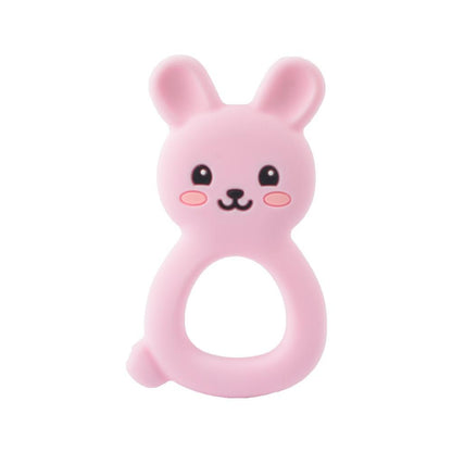 Baby Teethers Cartoon Animal Baby Teething Toy Penguin Silicone Teether Unicorn Pendant Raccoon Accessories Stevvex