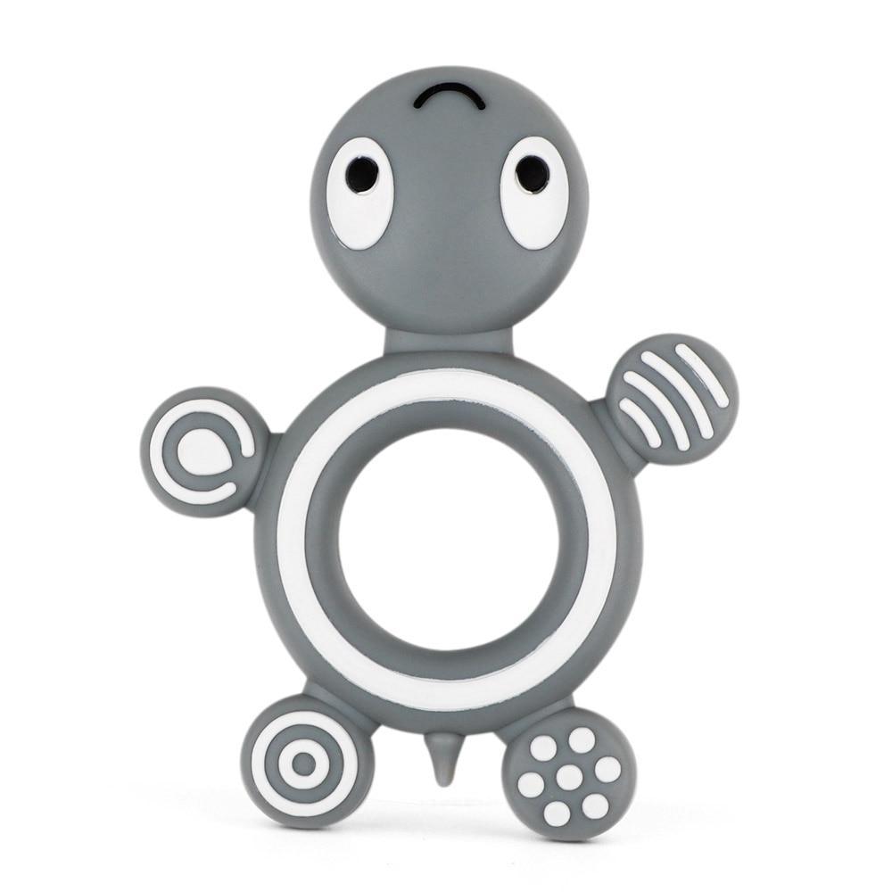 Baby Silicone Teethers BPA Free Teething Toy Animal Dog Koala Owl Elephant Baby Ring Teether Silicone Beads For Kids and Baby Stevvex